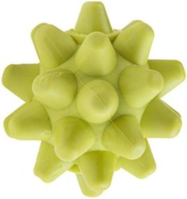 img 1 attached to 🌵 Spiky Massage Ball for Deep Tissue Back Massage, Foot Massager, Spiked Roller Ball Massagers for Plantar Fasciitis Relief - Yellow (No Ball Base)