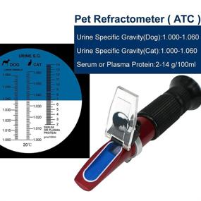 img 2 attached to 🐾 Rhino Clinical Pet (Dog & Cat) Refractometer HR305 with Automatic Temperature Compensation (ATC) - Urine Specific Test