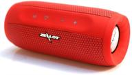 🔊 20w bass zealot s16 musicunicorn wireless bluetooth speaker: portable & loud stereo sound with handfree calling, 4000mah battery, for iphone, samsung, huawei - red logo