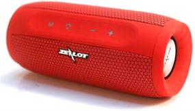 img 4 attached to 🔊 20W Bass Zealot S16 MusicUnicorn Wireless Bluetooth Speaker: Portable & Loud Stereo Sound with Handfree Calling, 4000mAh Battery, for iPhone, Samsung, Huawei - Red