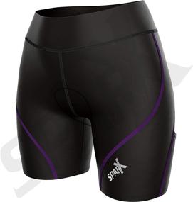 img 3 attached to 🏼 Sparx Energy Women's Triathlon Shorts - Women's 7" Triathlon Bike Short - Tri Shorts for Women