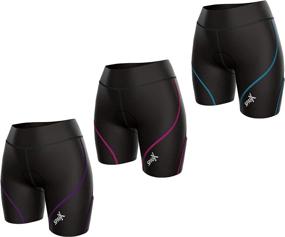 img 4 attached to 🏼 Sparx Energy Women's Triathlon Shorts - Women's 7" Triathlon Bike Short - Tri Shorts for Women
