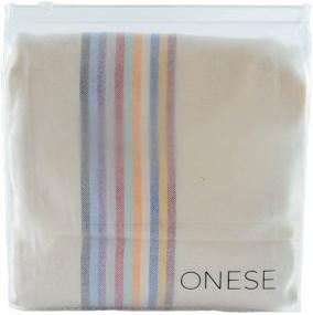 img 3 attached to ONESE Turkish Towels: Oversized 70x40 inch Beach Towels - Premium Quality Turkish Bath Towels and Sand Cloud Towel - Vibrant PALE Rainbow Design