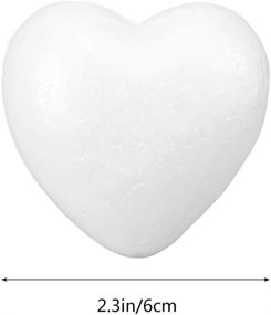 img 2 attached to Heart Shaped Polystyrene Ornaments Wedding Decorations