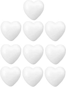 img 4 attached to Heart Shaped Polystyrene Ornaments Wedding Decorations