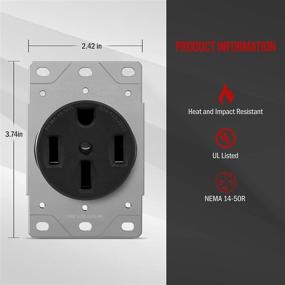 img 3 attached to 🔌 Enerlites EV Charging Station - Electric Vehicle Receptacle for Efficient Electrical Connectivity