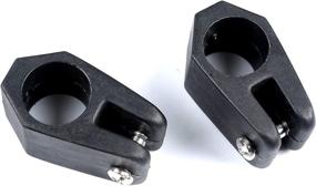 img 2 attached to 🔧 Mxeol Bimini Top Fittings: Black Nylon Jaw Slide Hardware Pair - Durable and Convenient
