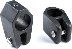 img 1 attached to 🔧 Mxeol Bimini Top Fittings: Black Nylon Jaw Slide Hardware Pair - Durable and Convenient