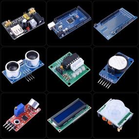 img 3 attached to 🛠️ KINCREA Mega 2560 Project - Ultimate Starter Kit Compatible with ArduinoIDE: Complete with Tutorial, MEGA 2560 R3 Controller Board, LCD 1602, Servo, Stepper Motor (242 Items)