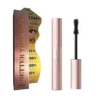 🌊 waterproof fiber lash mascara - no flaking or smudging, black, 0.27 oz, better than sex mascara logo