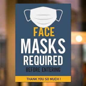 img 4 attached to 🎭 Essential Face Mask Decal Stickers - Mandatory Accessory