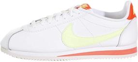 img 4 attached to Men's Sneakers: NIKE Cortez Leather Metallic Silver Shoes and Fashion