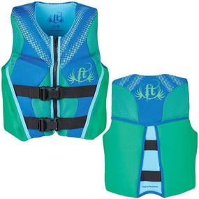 img 1 attached to 🌊 Stay Safe and Dry with the Full Throttle Youth Rapid Dry Flex-Back Life Jacket