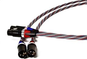 img 3 attached to 🎧 High-Performance Silver Serpent Patriot Edition Balanced XLR Audiophile Audio Cables - Better Cables (Pair) - 1.5 Feet - Silver/Copper Hybrid, Low Capacitance