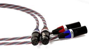 img 2 attached to 🎧 High-Performance Silver Serpent Patriot Edition Balanced XLR Audiophile Audio Cables - Better Cables (Pair) - 1.5 Feet - Silver/Copper Hybrid, Low Capacitance