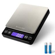 kitchentour digital kitchen scale - high accuracy precision multifunction food meat scale with back-lit lcd display logo