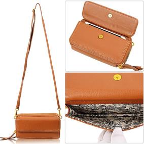 img 1 attached to Womens Handbag Leather Crossbody Evening Women's Handbags & Wallets