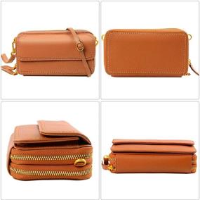 img 3 attached to Womens Handbag Leather Crossbody Evening Women's Handbags & Wallets