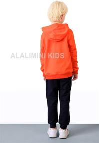 img 1 attached to 👕 ALALIMINI Hoodies Sweatshirt Pullover: Fashionable Clothing for Toddler Boys' at Best Prices!