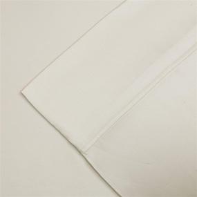 img 3 attached to 🛏️ Luxurious King Size Ivory 300-Thread Count Modal Sheet Set with Deep Pockets - 4 Piece Set