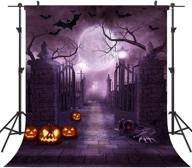 spooky 10x10ft customized halloween photography backdrop by ouyida - studio prop tp262c logo