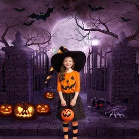 img 2 attached to Spooky 10X10FT Customized Halloween Photography Backdrop by OUYIDA - Studio Prop TP262C