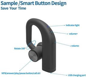 img 3 attached to Bluetooth Canceling Hands Free Headphones Compatible