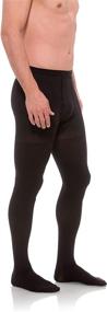 img 3 attached to 🩲 Jomi Compression Men's Pantyhose, 20-30mmHg 260 (Large, Black): High-Quality Compression Leotard for Effective Leg Support