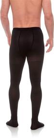 img 2 attached to 🩲 Jomi Compression Men's Pantyhose, 20-30mmHg 260 (Large, Black): High-Quality Compression Leotard for Effective Leg Support