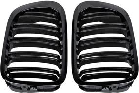 img 4 attached to AMOPA Compatible 1999 2002 Cabriolet Pre Facelift Exterior Accessories for Grilles & Grille Guards