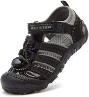weestep closed hiking sandal toddler boys' shoes and sandals logo