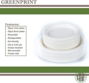 img 3 attached to GREENPRINT Heavy Duty Compostable Disposable Biodegradable