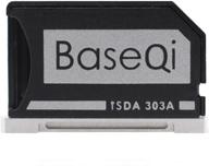 💾 enhance macbook pro retina 13" storage with baseqi aluminum microsd adapter logo