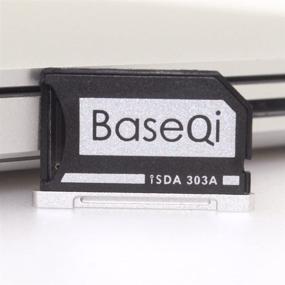 img 2 attached to 💾 Enhance MacBook Pro Retina 13" Storage with BASEQI Aluminum microSD Adapter
