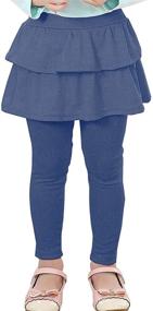 img 3 attached to Детские леггинсы-юбка RieKet для девочек. Детская одежда для девочек в леггинсах.