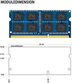 img 2 attached to 🖥️ DUOMEIQI PC3-10600 DDR3 RAM 4GB 1333MHz – High Performance SODIMM for Laptops