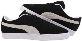 img 1 attached to PUMA Suede Classic Black White Men's Shoes for Fashion Sneakers