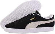 puma suede classic black white men's shoes for fashion sneakers logo