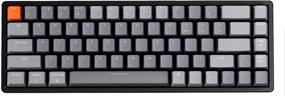 img 4 attached to 🔑 Keychron K6: Compact 65% Gaming Mech Keyboard | Wireless Bluetooth/USB | RGB LED Backlit | Aluminum Frame | Optical Brown Switch | Mac Windows