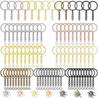 🔑 210-piece keychain open rings screw eye pins set: ideal for crafts and jewelry making logo