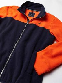 img 2 attached to 👕 Nautica School Uniform Full Zip Fleece: Boys' Clothing and Jackets & Coats for Comfort and Style