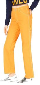 img 2 attached to 👖 Stylish and Durable: Dickies Juniors Relaxed High Rise Carpenter Girls' Clothing for Authentic Workwear-inspired Looks