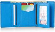 alpine swiss trifold divided men's wallet: ultimate capacity for card cases & money organizers logo