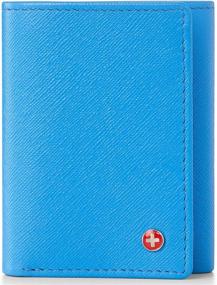 img 2 attached to Alpine Swiss Trifold Divided Men's Wallet: Ultimate Capacity for Card Cases & Money Organizers