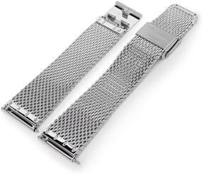 img 2 attached to Release Milanese Mesh Tapered Polished Men's Watches
