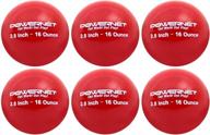 🏋️ powernet 2.8" german marquez weighted hitting batting training balls (6 pack) - choose weight for strength and muscle building, technique improvement, baseball size for enhanced hand-eye coordination логотип