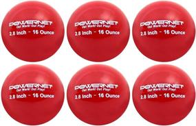 img 4 attached to 🏋️ PowerNet 2.8" German Marquez Weighted Hitting Batting Training Balls (6 Pack) - Choose Weight for Strength and Muscle Building, Technique Improvement, Baseball Size for Enhanced Hand-Eye Coordination