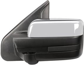 img 2 attached to DNA Motoring TWM-019-T222-CH-L Manual Adjustment Towing Side Mirror Left/Driver Side Compatible With 04-14 F-150