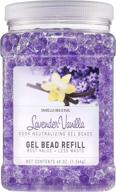 48oz smells begone gel bead refill - lavender vanilla scent - odor eliminator for bathrooms, boats, cars, rvs & pet areas - made with essential oils логотип