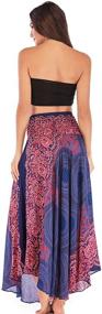 img 1 attached to FEOYA Womens Bohemian Pleated Clothing Women's Clothing